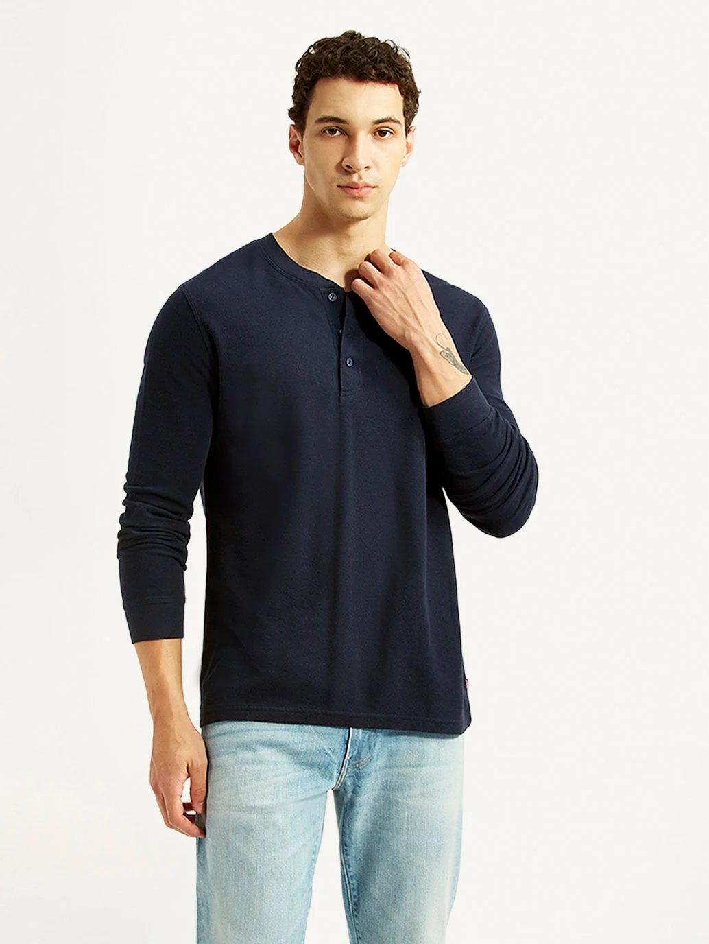 mens-solid-navy-henley-neck-t-shirt