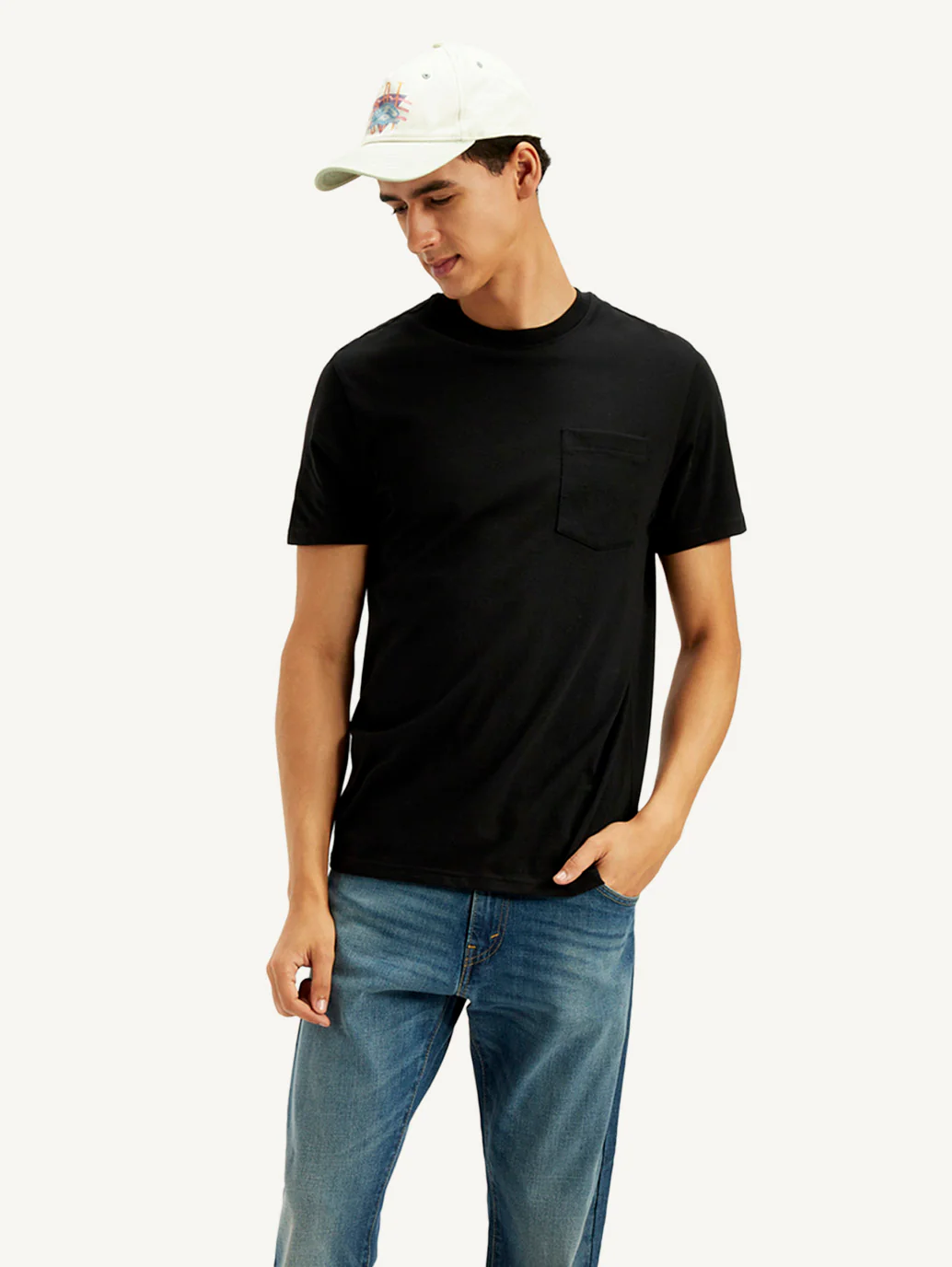 mens-solid-round-neck-t-shirt