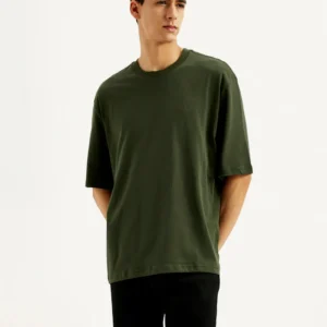 Men's Solid Loose Fit T-shirt