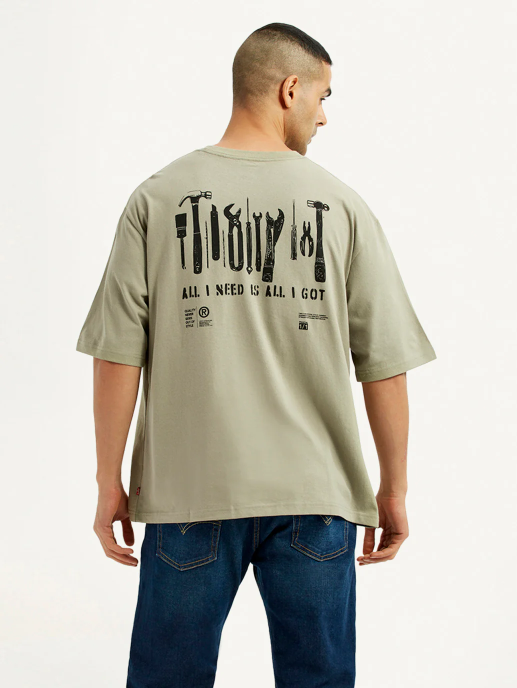 Men's Graphic Print Loose Fit T-shirt - Image 2