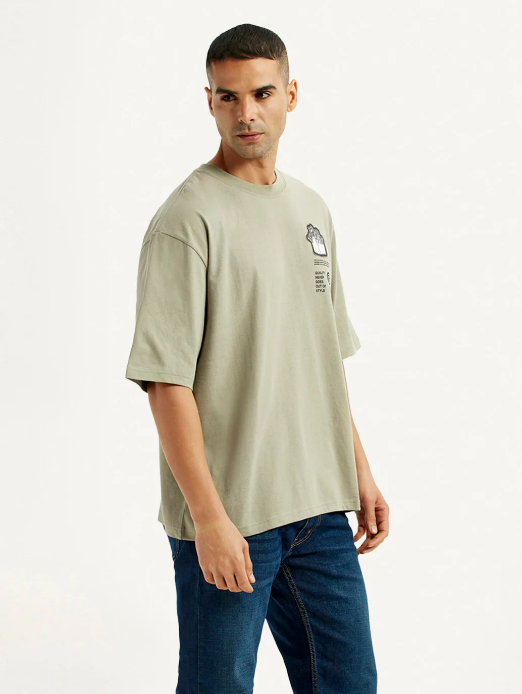 Men's Graphic Print Loose Fit T-shirt - Image 4