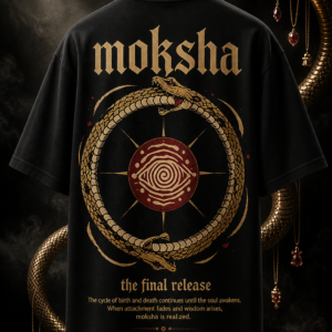 Mystical moksha T-shirt design