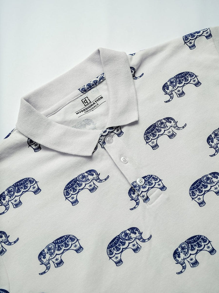 Elephant Print Polo - Image 2