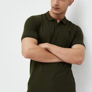 Velvora Crest Solid Polo T-shirt